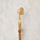 Unlacquered Brass Shower Set Head & Handheld Set