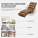 Massage Chaise Lounge Indoor With Remote Control, Ergonomic Electric Massage Lounger