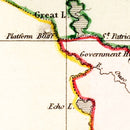 Vintage Map of Van Diemen's Land (Tasmania) 1832