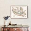Vintage Map of Indonesia, Malaysia & Philippines 1832