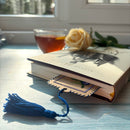 Cardboard Embroidery Kit Bookmark - Blueberry WLZ-006