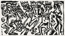 Die Irren III Artwork Print Wall Mural. Famous artwork (1912–1923) by Ernst Ludwig Kirchner.