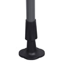 Manual Retractable Patio Awning, UV Resistant Sun Shade With No Drill Installation