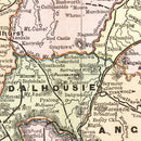 Vintage Map of Victoria, Australia 1901