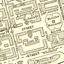 Vintage Map of Edinburgh, Scotland 1901