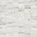 Arabescato Venato White Picket 11.73"x12" Honed Marble Mesh Mounted Mosaic Tile - MSI Collection