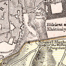 Vintage Map of Jerusalem, Israel 1901