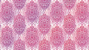 Large Floral Mandala Wall Art Wallpaper. Pink and Purple Ornament Design Peel and Stick Wall Mural.