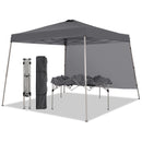 Ainfox 8ft x10ft Pop Up Canopy Tent, Portable Gazebo, Outdoor Canopy for Events With 1/2 SideWall
