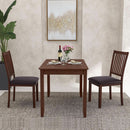 Espresso Slat Back Dining Chairs Set Of 2 For Dining Room