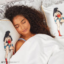 Kitsch x Wonder Woman Satin Pillowcase in Believe in Wonder - Standard