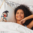 Kitsch x Wonder Woman Satin Pillowcase in Believe in Wonder - Standard