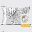 Kitsch x Wonder Woman Satin Pillowcase in Comic Print - Standard