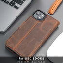 Casper Leather iPhone 14 Wallet Case | MagSafe