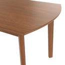 47 Inch Mid Century Modern Dining Table, Solid Wood Kitchen & Dining Room Table for 4, Minimalist Table for Dining Room, Rectangular Dinette Table, Easy Assembly