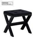 Upholstered Accent Bench With Nailhead Trim