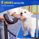 Large Grooming Table for Pet Dog and Cat with Adjustable Arm and Clamps Large Heavy Duty Animal grooming table, 46''/blue