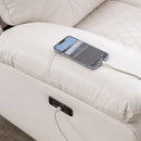 Power recliner with  LED Strip WHITE color