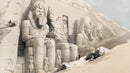 Ancient Egyptian Temple Wall Mural. The Great Temple of Aboo-Simble, Nubia by David Roberts.