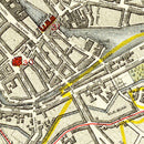 Vintage Map of Berlin, Germany 1883
