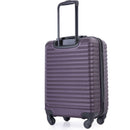 20" Carry on Luggage Lightweight Suitcase, Spinner Wheels, Purple