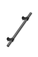 Gun Metal and Black "Bond" T-Bar Dual Finish Knob and Pulls