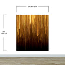 Vertical Streaks of Light Wall Mural. Abstract Glowing Vertical Lines Wallpaper.