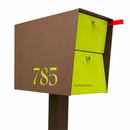 UpTown Box Locking Package Dropbox  in COCONUT - Modern Mailbox