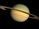 Rings of Saturn Wall Mural. Space theme peel and stick wallpaper.