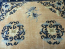 4' X 6' Antique Handmade Fine Knotted Peking Chinese Wool Rug Amiri Salmon