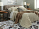 Contemporary Espresso Full Size Sofa Sleeper MemoryFoam