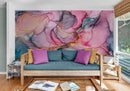 Abstract Alcohol Ink Pattern Wall Mural. Agate Design. Removable Peel and Stick Wallpaper.