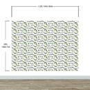 Tiger and Leopard Wallpaper Pattern. Safari Animal Print Wall Mural.