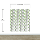 Tiger and Leopard Wallpaper Pattern. Safari Animal Print Wall Mural.