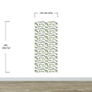 Tiger and Leopard Wallpaper Pattern. Safari Animal Print Wall Mural.