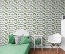 Tiger and Leopard Wallpaper Pattern. Safari Animal Print Wall Mural.