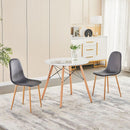 Grey Velvet Dining Chairs Set Of 4 For Dining Room