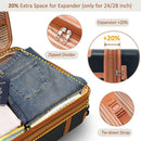 Hardshell Luggage Sets 3 Piece double spinner 8 wheels Suitcase with TSA Lock Lightweight 20"24"28"