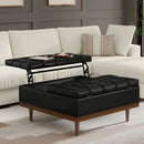 Mariah - Upholstered Lift Top Table Storage Ottoman