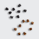 Black & Tort Claw Clips 16pc Set - Mini