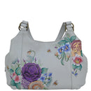 Triple Compartment Large Satchel - 652