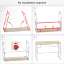 Foldable Desk For Home Office No Assembly 40.6 Inch Long