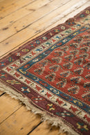 4x8 Antique Caucasian Rug Runner