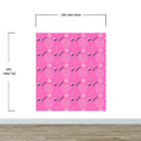 80's Wallpaper Neon Pink. 90’s Vintage Pink Memphis Wallpaper. I Love 80s.