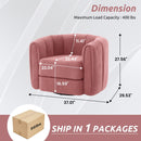 Swivel Accent Chair for Living Room, Sofa Chairs with Wood Base Side,  Comfy Swivel Accent Chair with Wide Upholstered, for Living Room