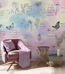 Affirmation Quote Wallpaper. Self Care Meditation Quote Bedroom Decor.