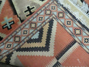 4' X 6' Vintage Handmade Turkish Melas Oushak Wool Rug Carpet Mehrab Red Nice