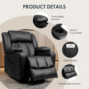 XL31 Power Lift Recliner For Elderly Black Massage
