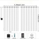 Smart Curtain Lights, Indoor & Outdoor RGB String Lights, Support DIY Pattern