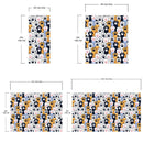 Cat Paws Pattern Wallpaper - Adorable Decor for Kid's and Nursery Rooms